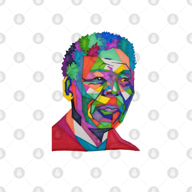 Nelson Mandela by Art by Rory 