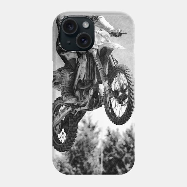 Got Air! - Motocross Racer Phone Case by Highseller