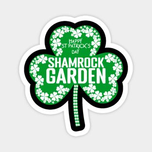 St Patricks Day Gardening - Happy St Patricks Day Shamrock Garden Magnet