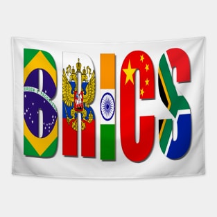 Brics Country Flags Tapestry