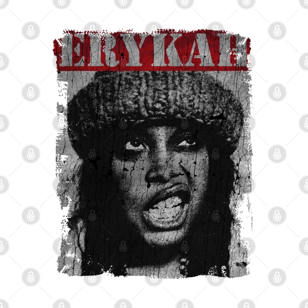 TEXTURE ART - Erykah Badu QUEEN by ZiziVintage