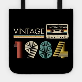 39th Birthday Vintage 1984 Limited Edition Cassette Tape Tote