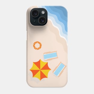 Summer vacation on the beach Phone Case