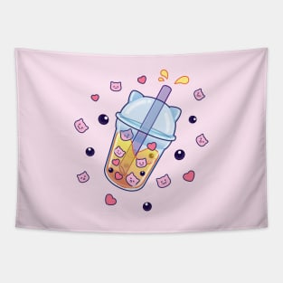 Bubble Kittea Tapestry