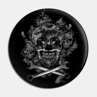 Engine Skull Pin