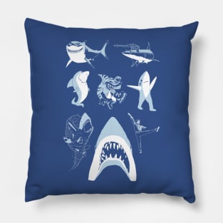 Famous Sharks Pillow