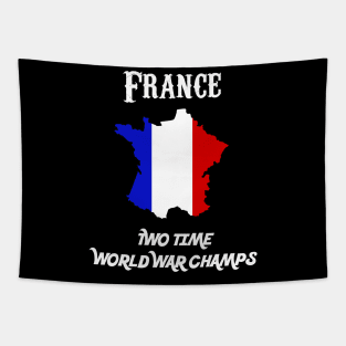 France Two Time World War Champs French Tapestry