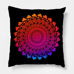 Mandala flower Pillow