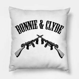 Bonnie & Clyde Pillow