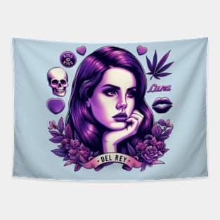 Lana Del Rey - Kiss Kiss Goth Goth Tapestry