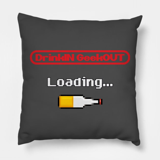 Beer Loading... Pillow by DrinkIN GeekOUT Armor Shop