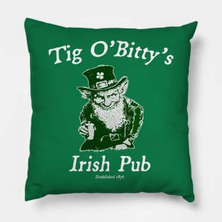 Tig O'Bitty's Irish Pub Pillow