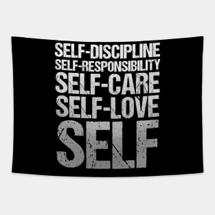 Self Discipline Buddhist Motivational Tapestry