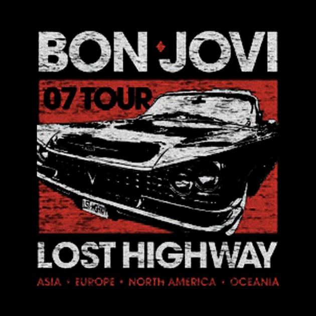 2022 bon tour band jovi 07 tour lost highway by SalenyGraphica