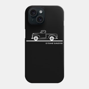 1951 Chevrolet Pickup Truck White Phone Case