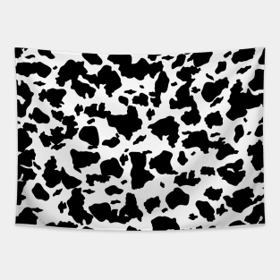 Beautiful Black and White Cow Pattern Animal Print Camouflage Tapestry