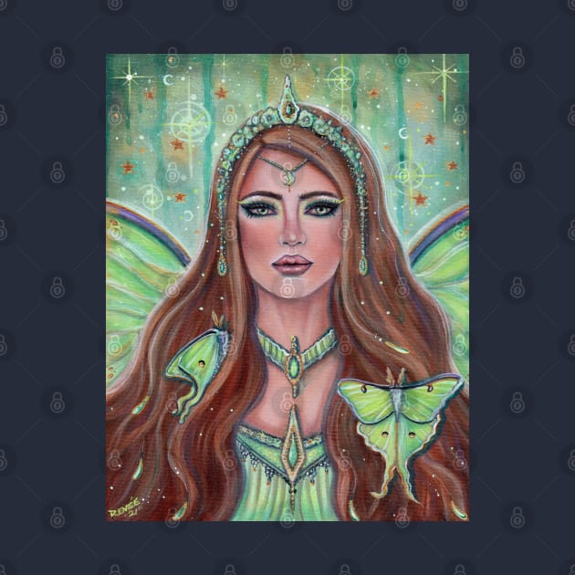 Aine Luna moth fairy queen By Renee Lavoie by ReneeLLavoie