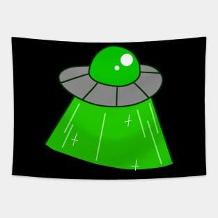 Green Light UFO Tapestry