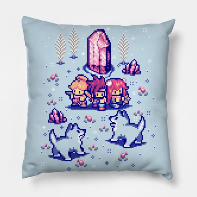 Ice Country Pillow by Pixeleyebat