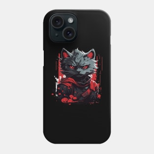 bloodthirsty cat Phone Case