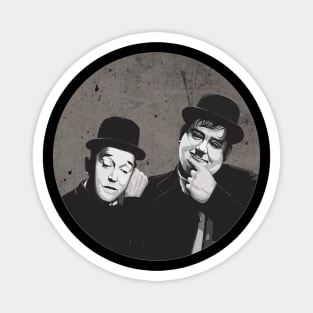 laurel n hardy Magnet