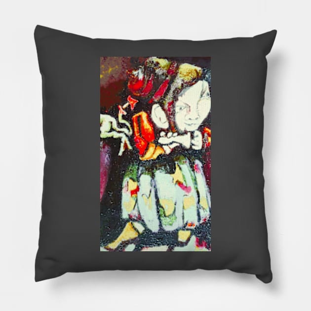 Trick or Treat Pillow by amandacastleart