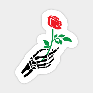 Rose in Hand Magnet