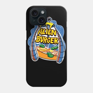 War of the Burgers Alien Burger Phone Case