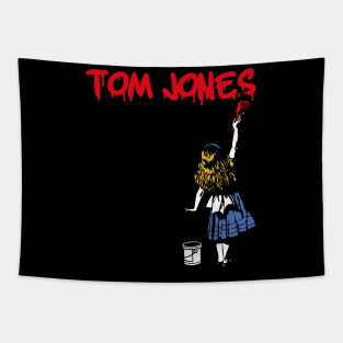 tom jones red paint Tapestry