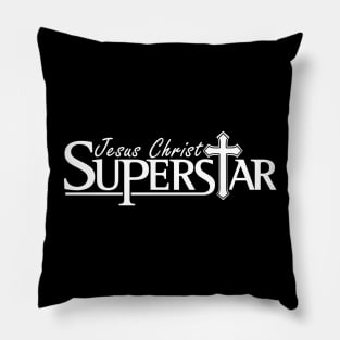 Christian Tshirt Design Jesus Christ Super Star Pillow