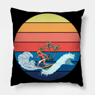 Catch the Wave of Adventure Pillow