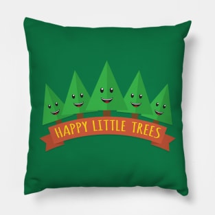 Happy Little Trees Pillow