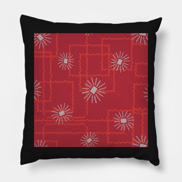 Catherine Wheel Pillow by FrancesPoff