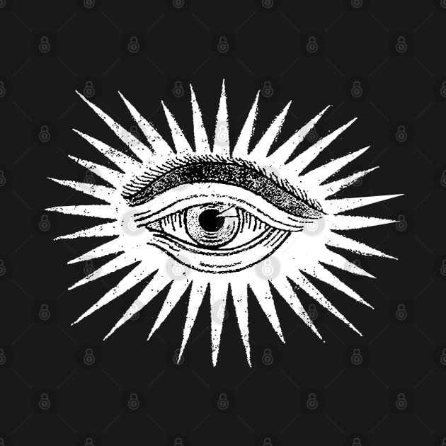 Vintage Psychedelic Eye Illustration by DankFutura