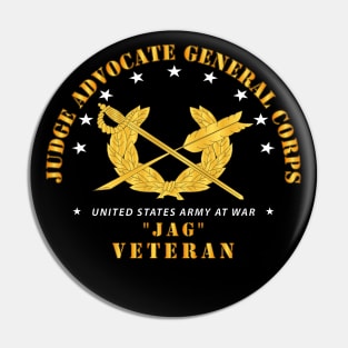 Army - JAG Branch Veteran Pin