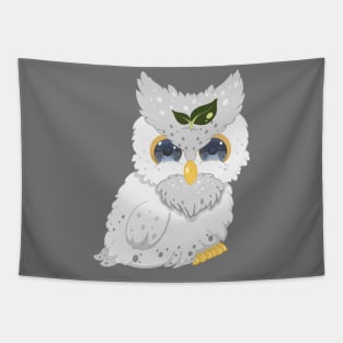 The little white owl- for Men or Women Kids Boys Girls love owl Tapestry