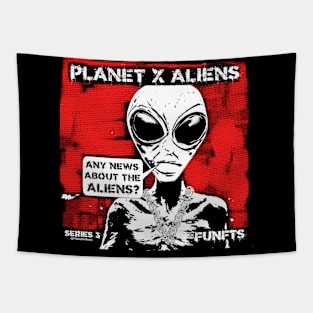 Cool 80's Retro Alien Sci Fi Tapestry