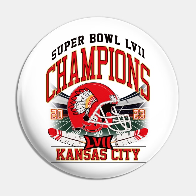 Kansas City Chiefs Super Bowl LVII Champions "LVII" Pin