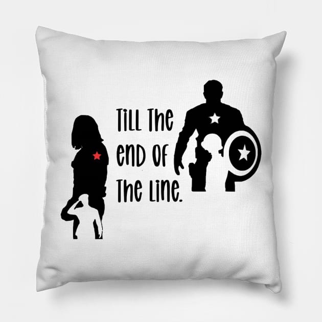 Till the end…. Pillow by Penny Lane Designs Co.