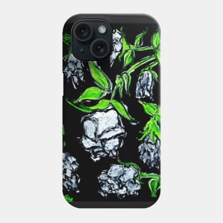 WHITE ROSES DIEING Phone Case