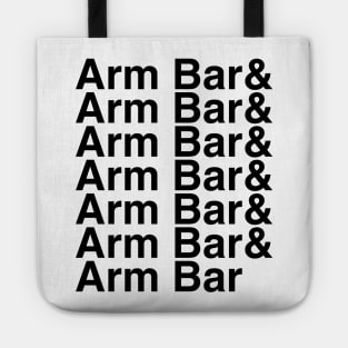 Arm Bar Helvetica List Tote