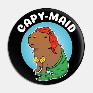 Capymaid Capybara Mermaid Costume Pin