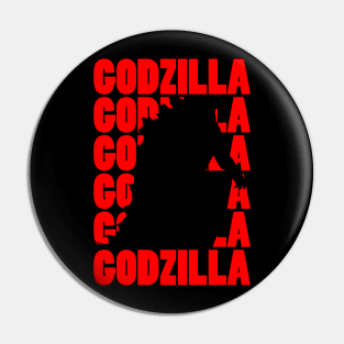 GODZILLA Pin