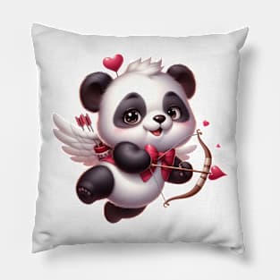 Valentine Love Panda Bear Pillow