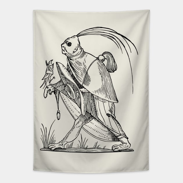 Grotesque #36 The Drolatic Dreams of Pantagruel (1565) Tapestry by n23tees