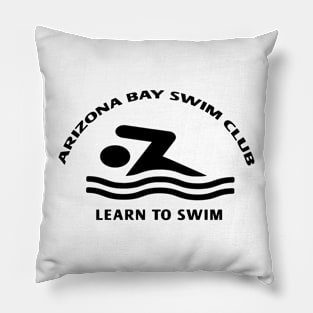 Learn To Swim Arizona Bay Swim Club Classic Summer Fashion Pillow