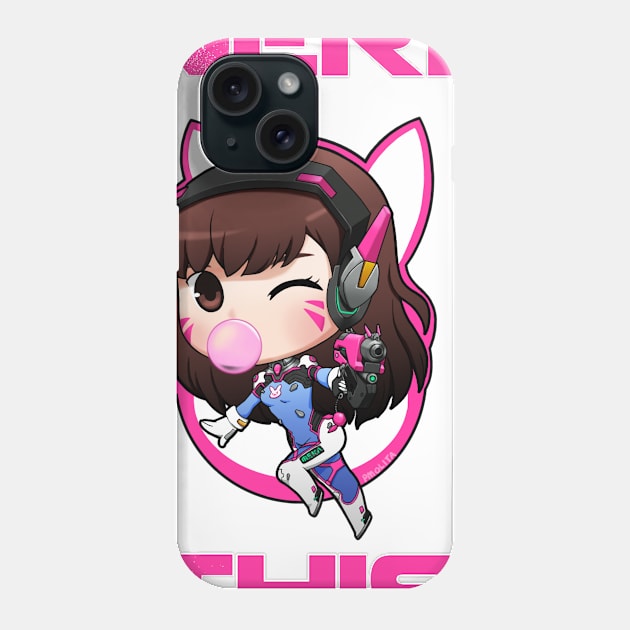 D.VA Nerf This Cute Phone Case by PanDuhChuu