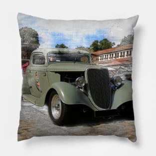 1934 Ford - Pencil, Original Pillow