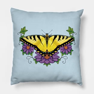 Tiger Butterfly Pillow