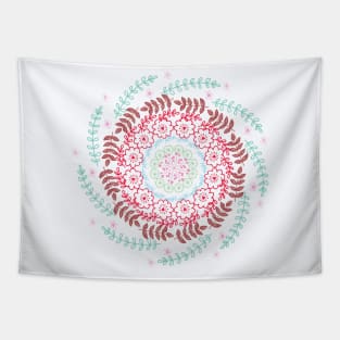 Spring Bursting mandala Tapestry